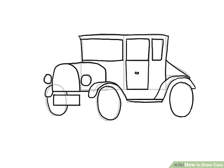 728x546 Easy Ways To Draw Cars - Transport Drawing