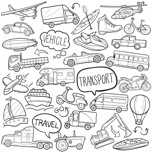 626x626 Transport Vectors, Free In Format - Transport Drawing