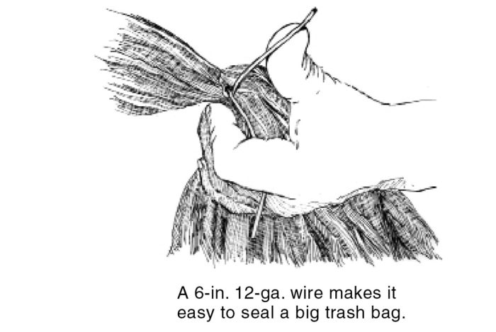 700x469 Trash Bag Wire Ties - Trash Bag Drawing