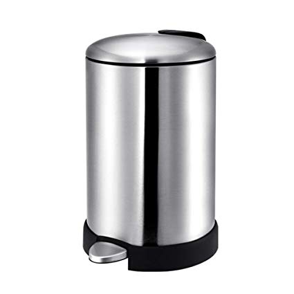 425x425 dzxm trash can stainless steel round rubbish storage - Trash Bin Drawing