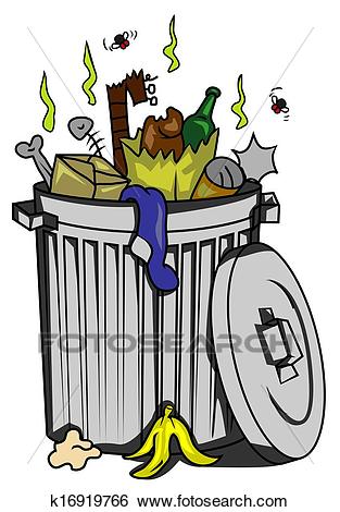 313x470 Trash Can Clipart Draw - Trash Can Drawing