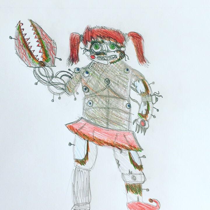720x720 trash drawing of freakshow baby fivenightsatfreddys - Trash Drawing