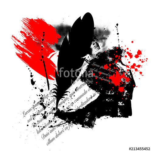 500x500 Trash Polka Feather Stock Image And Royalty Free Vector - Trash Polka Drawings