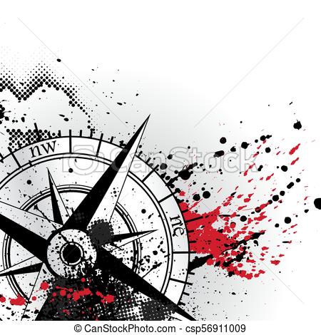 450x470 wind rose trash polka wallpaper black wind rose silhouette - Trash Polka Drawings