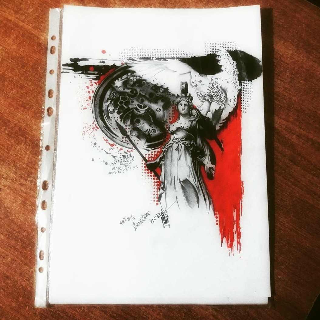 1054x1054  - Trash Polka Drawings