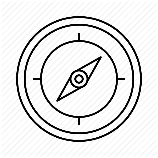 512x512 compass, drawing, navigate, pointer, travel icon - Travel Drawing