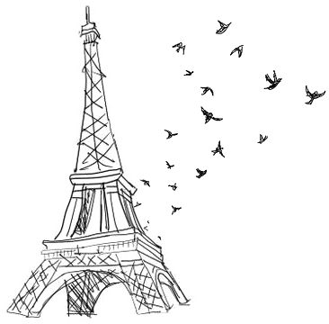 366x360 Paris Via Tumblr - Travel Drawing Tumblr