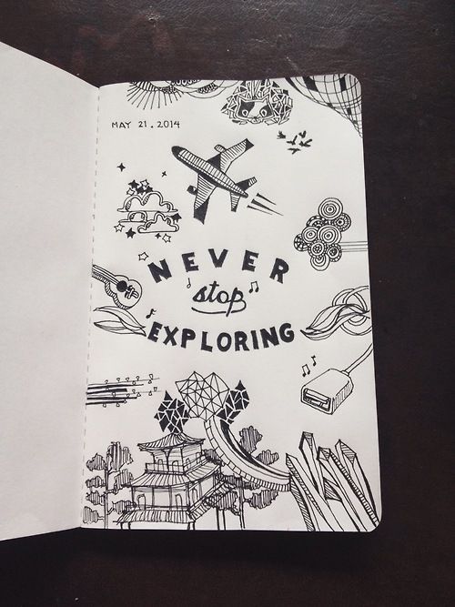 500x667 Tumblr Twitter - Travel Drawing Tumblr