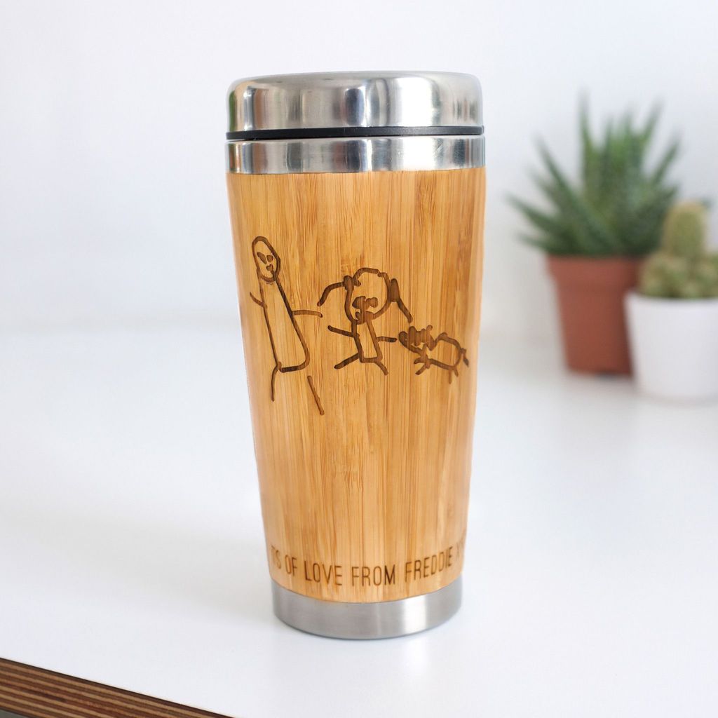 1024x1024 personalised child's drawing travel mug maria allen boutique - Travel Mug Drawing