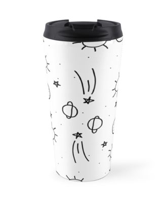 326x400 stars planets drawing travel mugs - Travel Mug Drawing