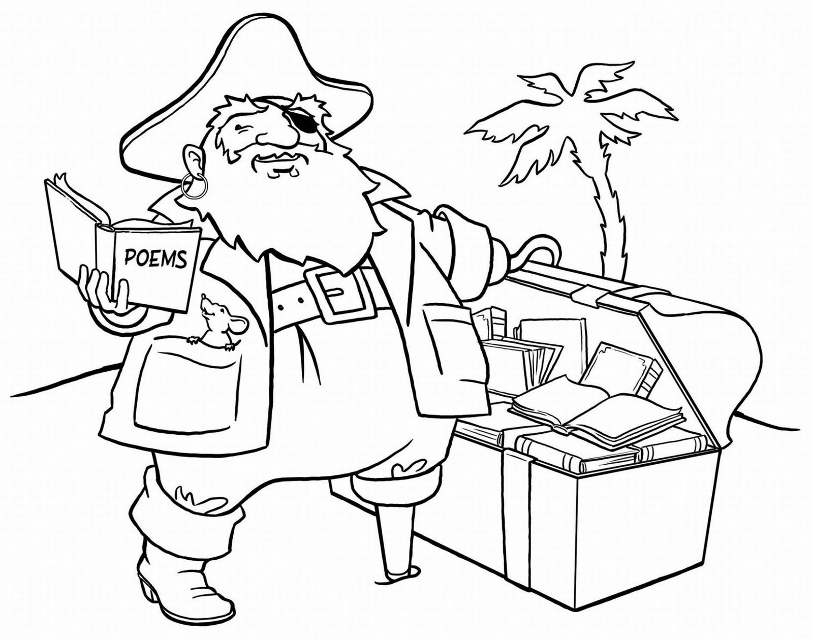 1600x1260 Treasure Chest Line Drawing Coloring Pages - Treasure Chest Line Drawing