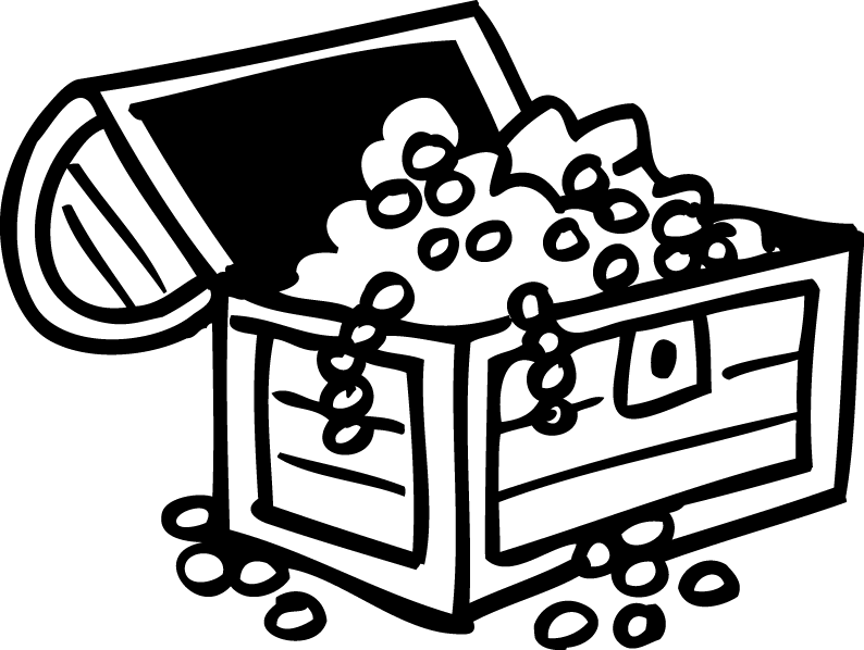 Treasure Chest Line Drawing at Explore collection