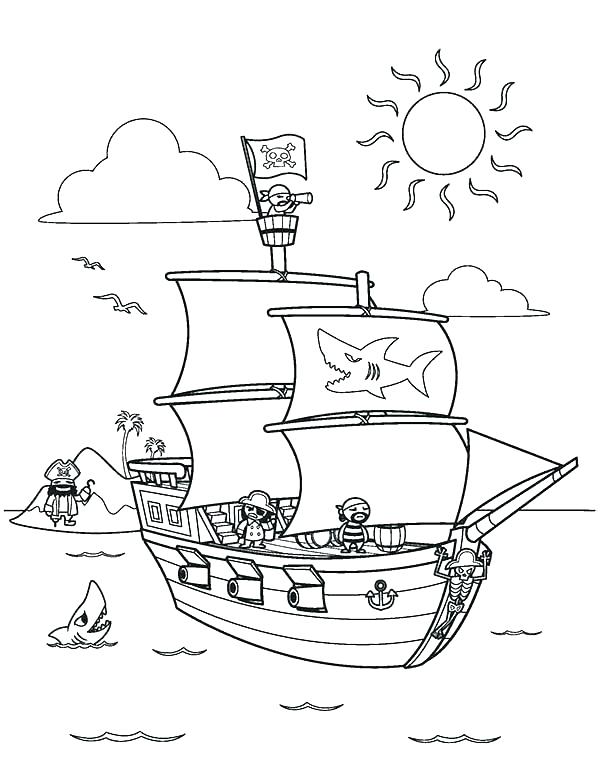 600x776 Coloring Treasure Chest Coloring Sheet Beautiful The Pirate Pages - Treasure Chest Line Drawing