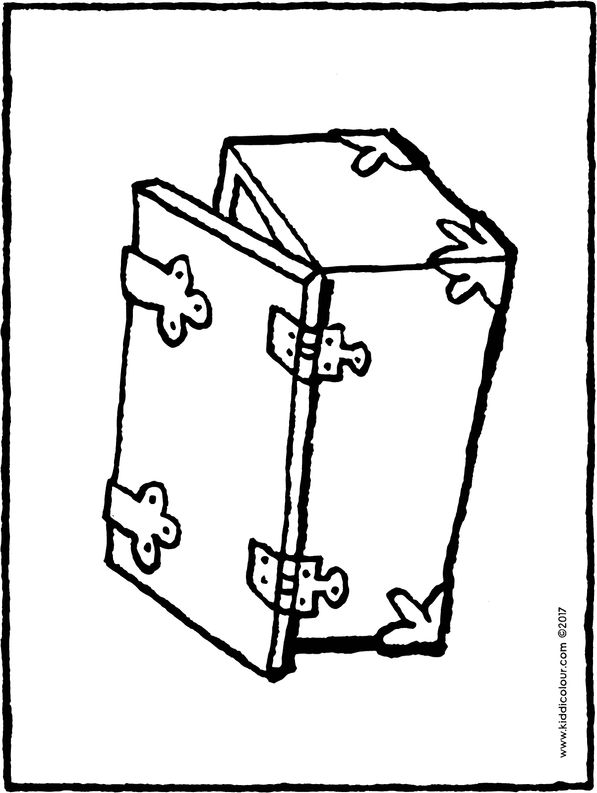 1204x1600 Treasure Chest - Treasure Chest Line Drawing