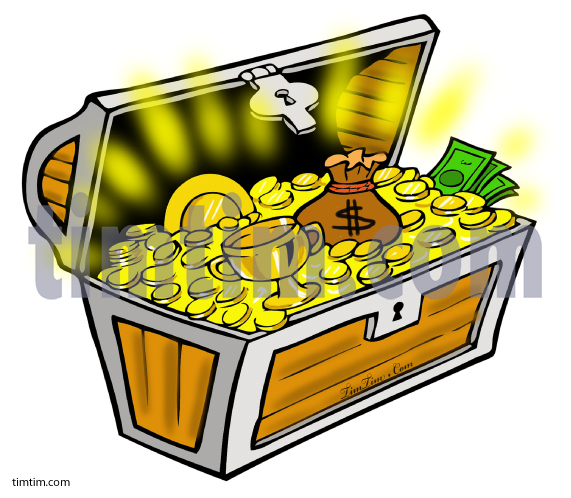 571x498 Free Drawing Of A Pirate Treasure Chest From The Category - Treasure Drawing