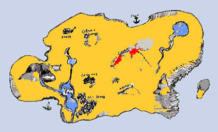 450x273 How To Draw A Pirate Map - Treasure Drawing