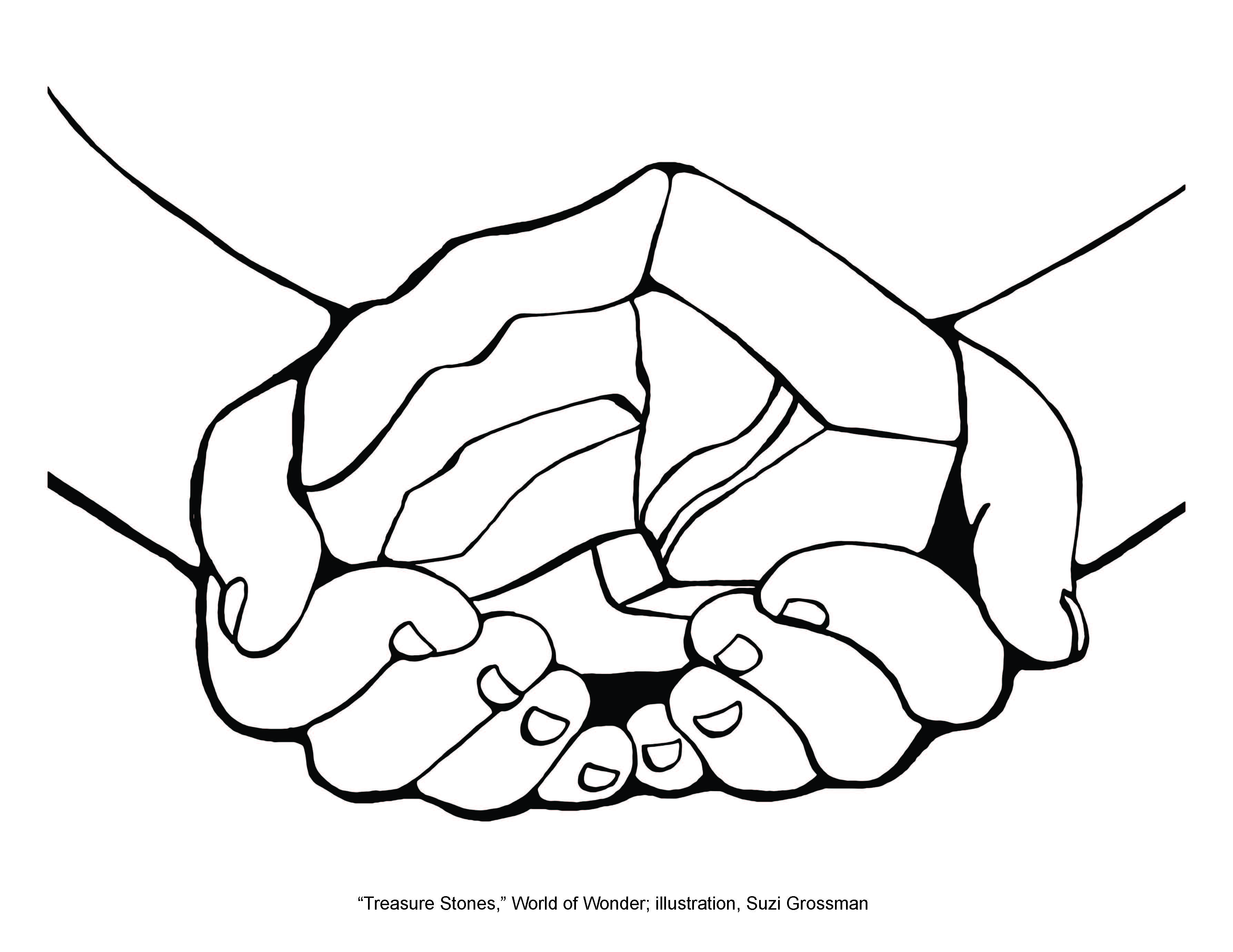 3575x2763 Treasure Stones World Of Wonder Tapestry Of Faith - Treasure Drawing