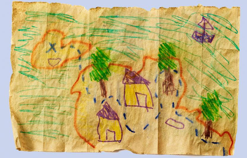 832x533 hidden treasure map highlights - Treasure Map Drawing