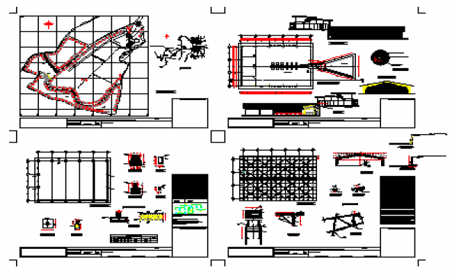 650x400 garbage recycling solid waste treatment plant design drawing - Treatment Drawing