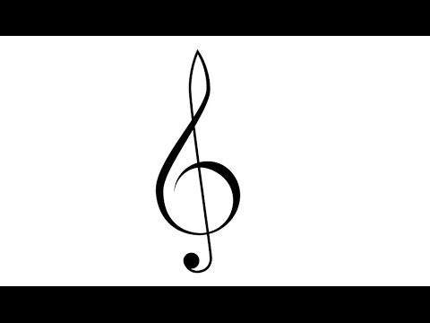 480x360 How To Draw A Treble Clef In Adobe Illustrator - Treble Clef Drawing