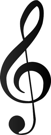 216x568 Treble Clef Free Vector In Open Office Drawing - Treble Clef Drawing