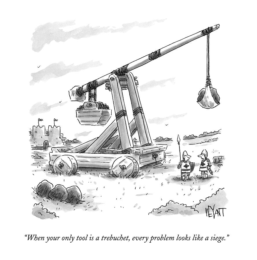 889x900 Two Medieval Soldiers Stand - Trebuchet Drawing