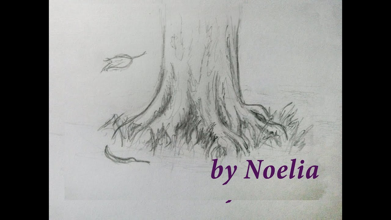 1280x720 how to draw roots of tree kak narisovat korni dereva - Tree And Roots Drawing