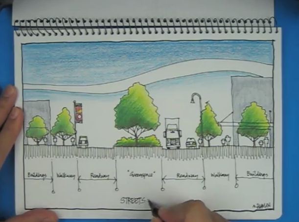 611x454 learn how to draw trees in architecture drawing tutorials arch - Tree Architecture Drawing