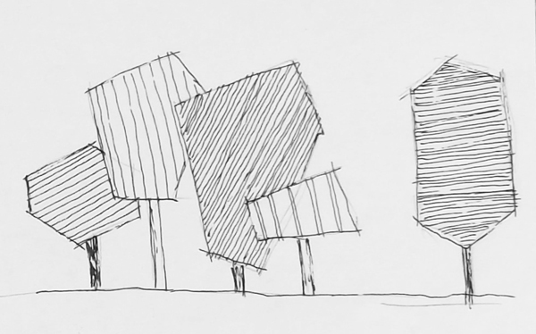 600x374 Architectural Drawing Tutorial How To Draw Trees - Tree Architecture Drawing