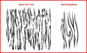 302x183 How To Draw How To Draw Wood - Tree Bark Drawing