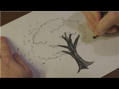 480x360 nature drawings how to draw cherry blossoms in black and white - Tree Black And White Drawing
