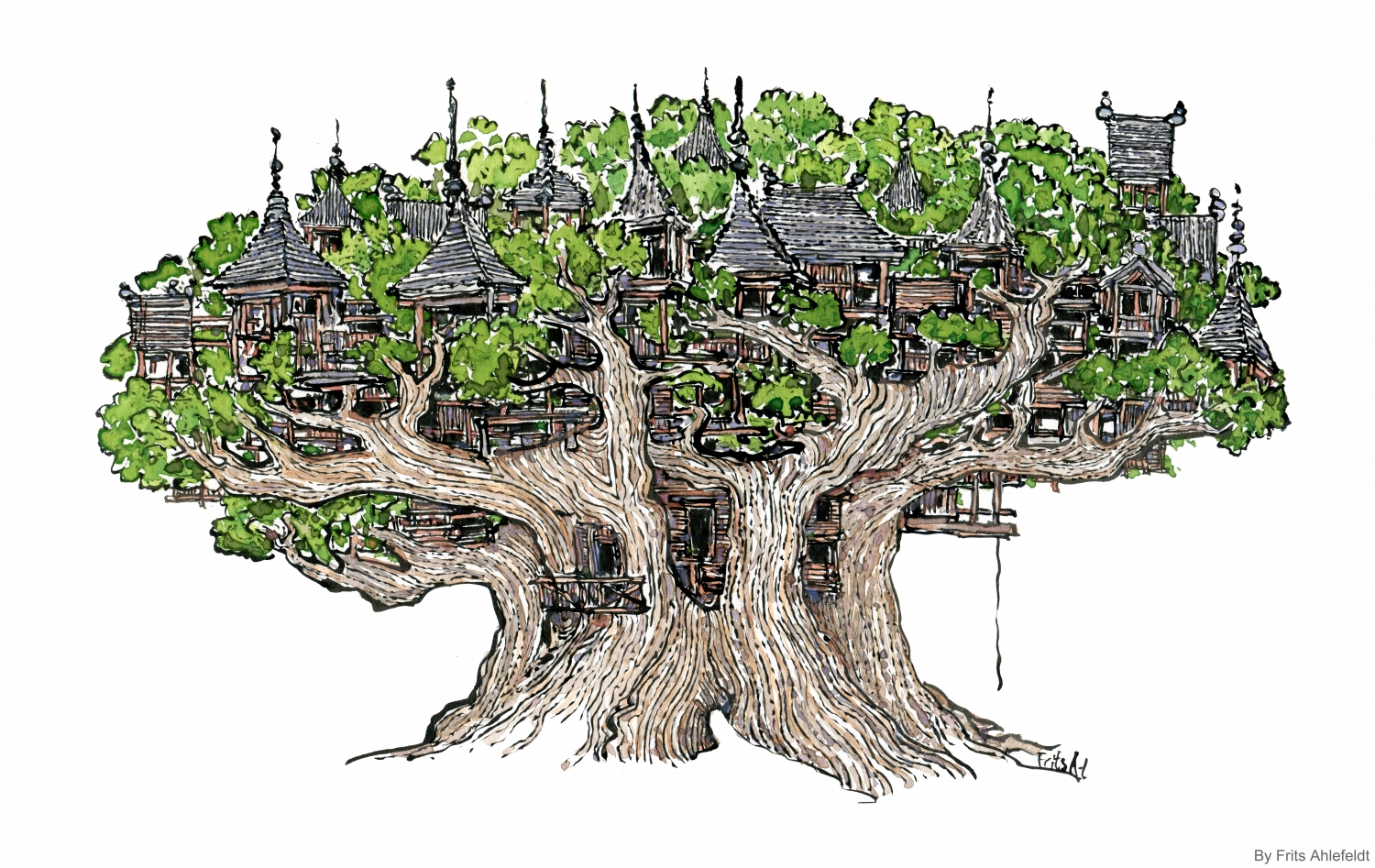 Большое дерево рисунок. Огромное дерево. Tree Houses. Нарисованное дерево с большим количеством деталей. Как нарисовать дерево которая находится в Австрии.