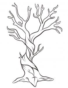 235x302 How To Draw How To Draw A Dead Tree - Tree Drawing Book