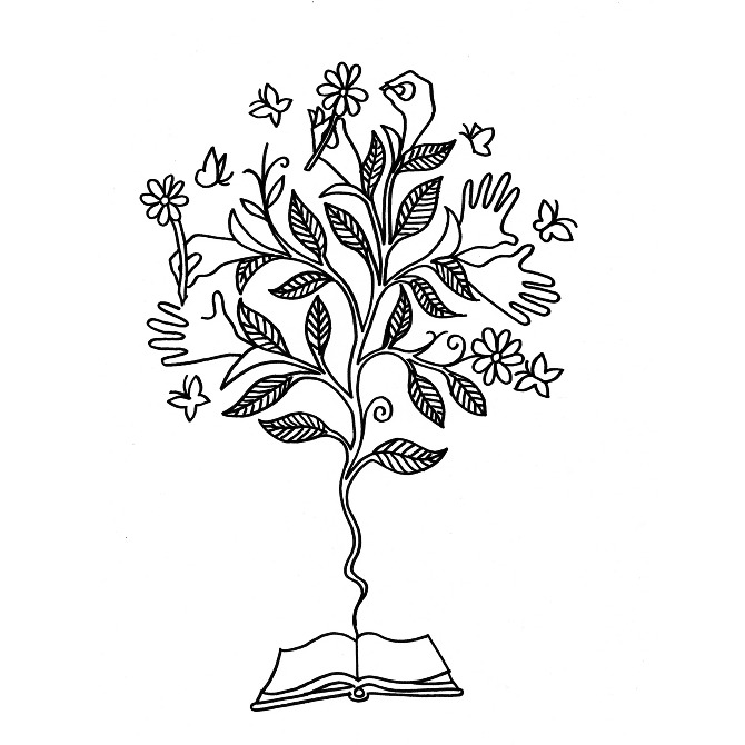 670x670 Book Drawing Tree For Free Download - Tree Drawing Book