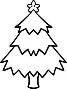 226x302 How To Draw A Christmas Tree For Kids Step Ella Mac - Tree Drawing For Kids