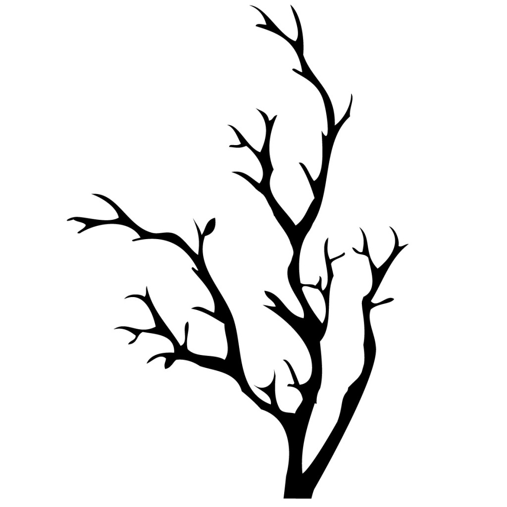 1024x1024 black tree branches clipart clip art images - Tree Drawing No Leaves