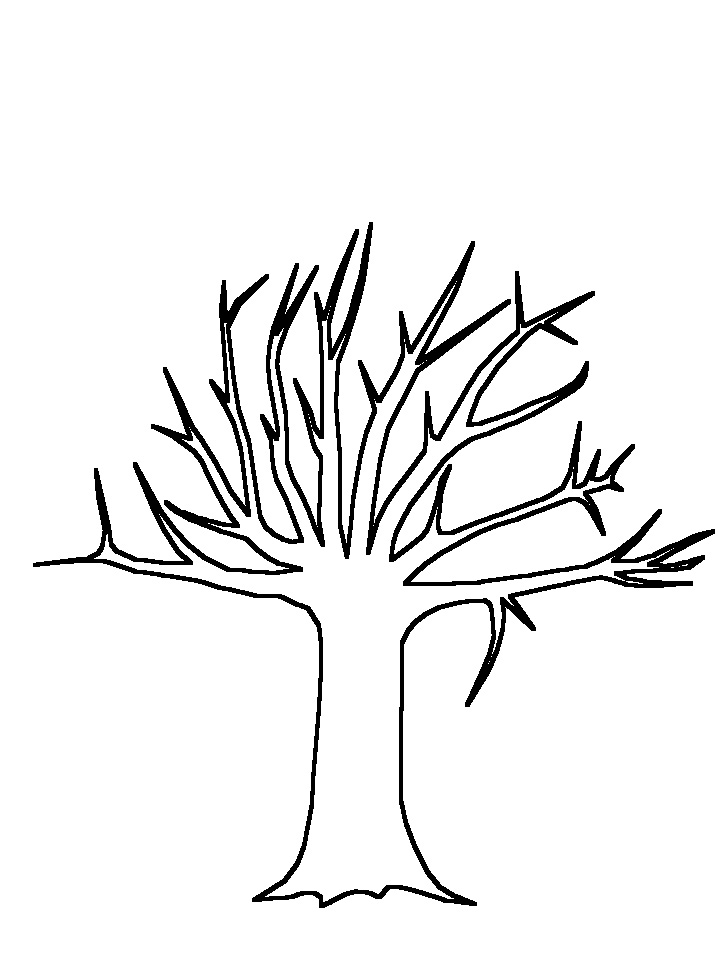 718x957 Tree No Leaves Clipart Black And White Collection - Tree Drawing No Leaves