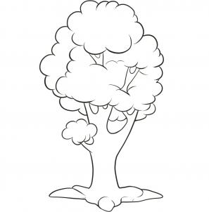 297x302 How To Draw How To Draw An Easy Tree - Tree Easy Drawing