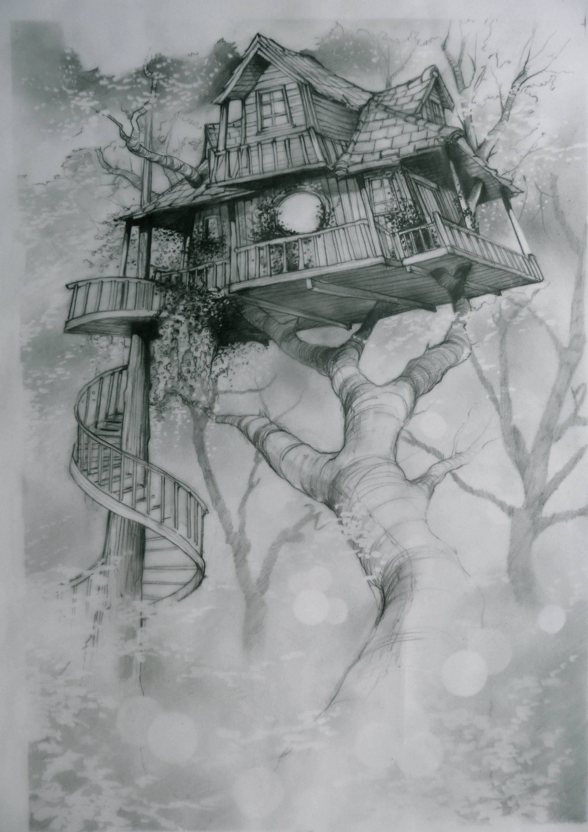 2224x3146 Tree House Be Cool Tree Houses, House And Drawings - Tree House Drawing