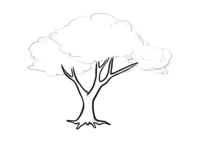 700x494 How To Draw Doodle Art Tree Freelancer Blog - Tree Images For Drawing