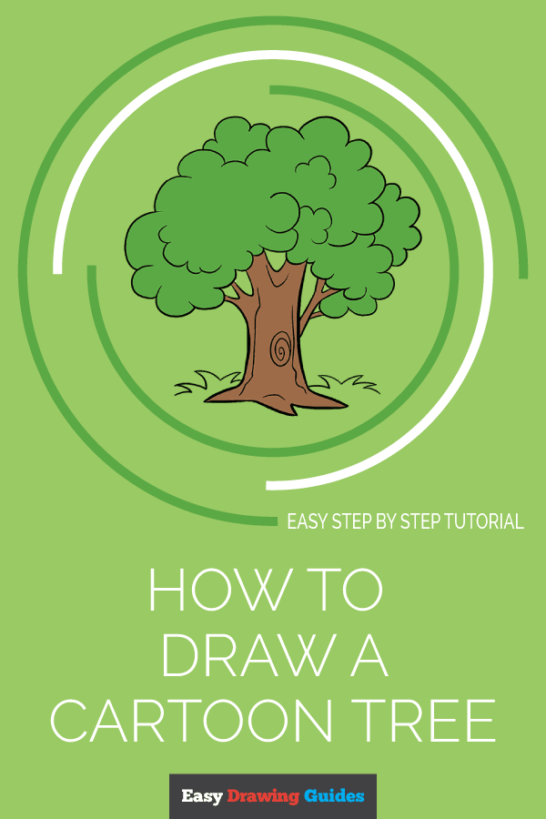 600x900 How To Draw A Cartoon Tree Easy Step - Tree Images For Drawing