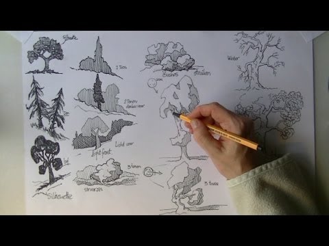 480x360 Easy Trees For Beginners Drawing In Landscape - Tree Landscape Drawing