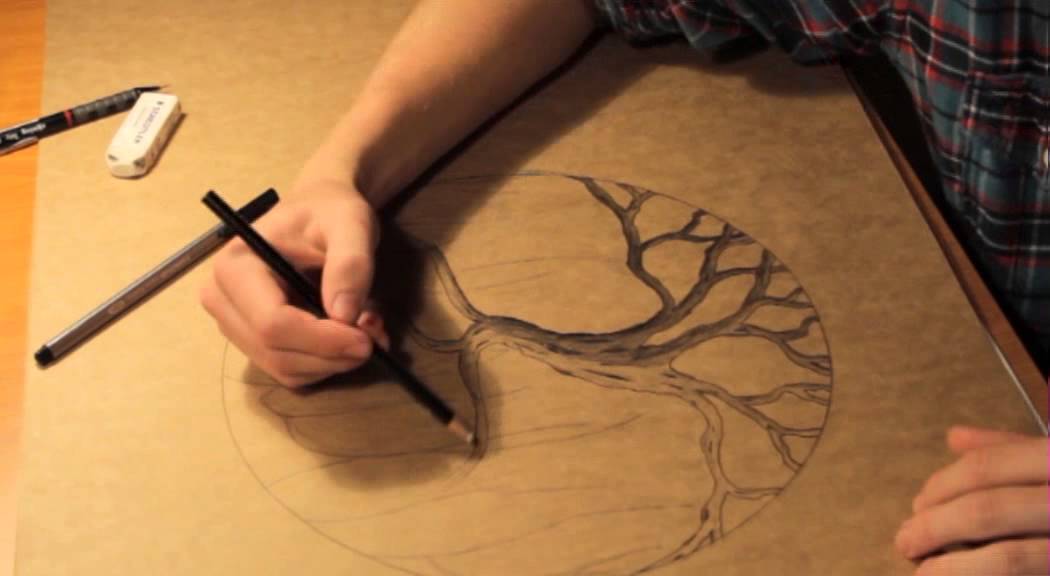 1050x576 Tree Of Life Drawing - Tree Of Life Drawing