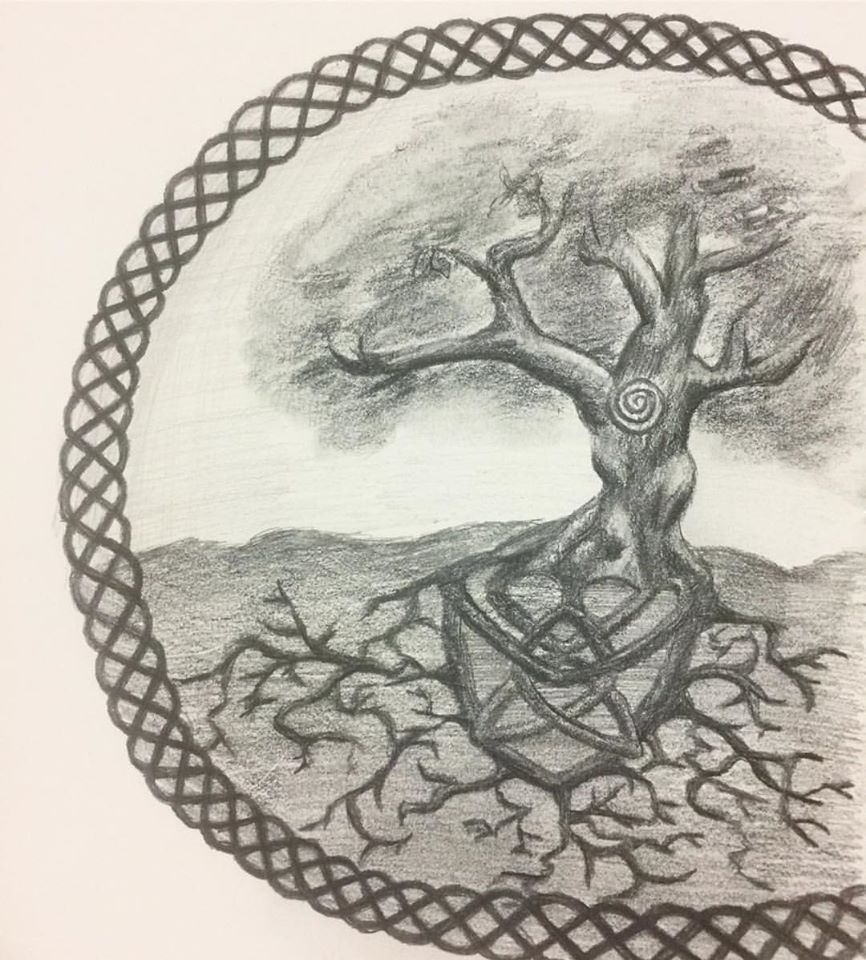 866x960 Tree Of Life Drawing Art - Tree Of Life Drawing