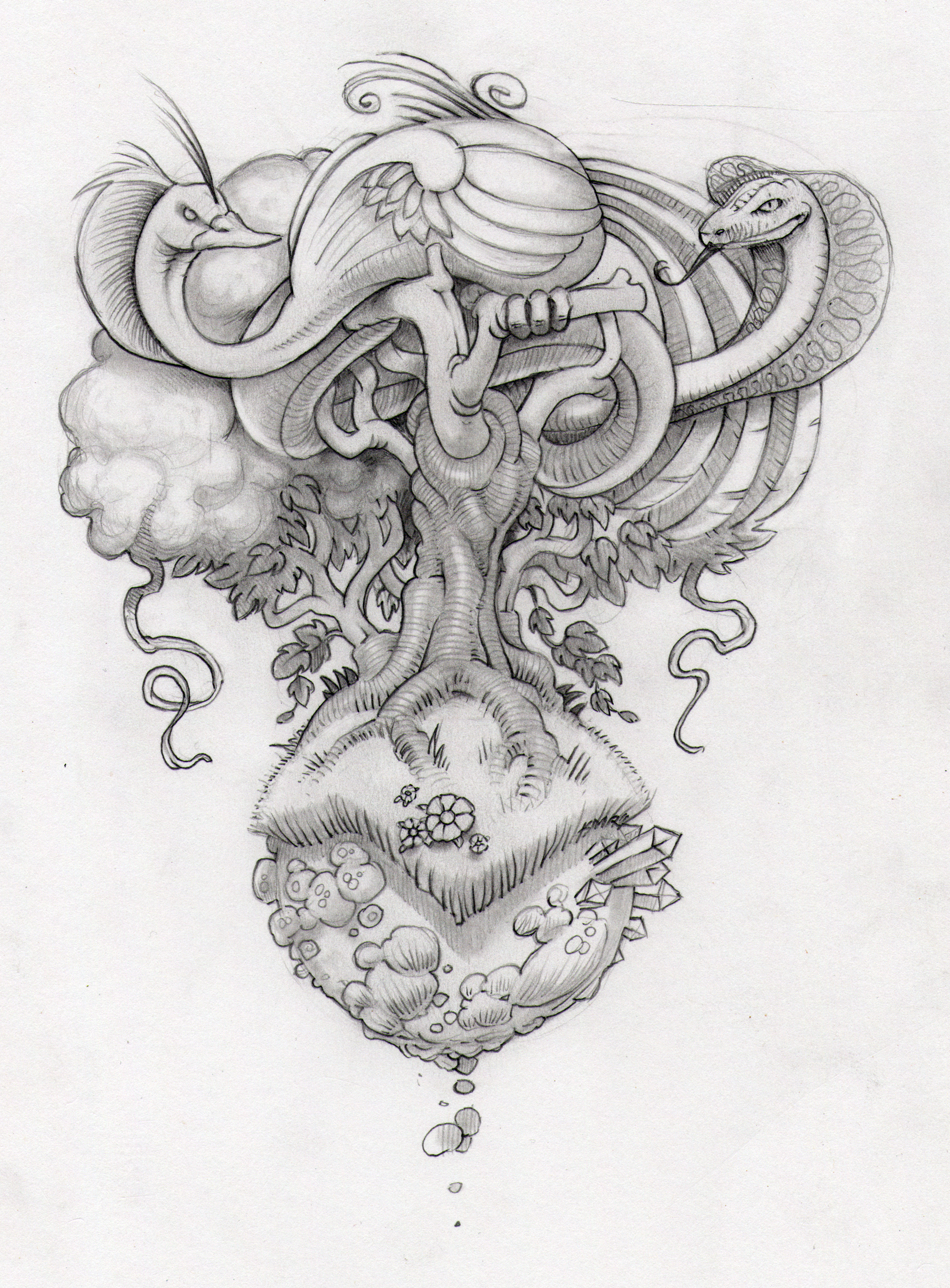 1991x2700 Tree Of Life - Tree Of Life Drawing