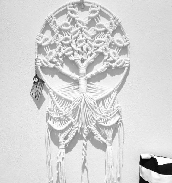 570x606 macrame tree of life dreamcatcher wall hanging mandala etsy - Tree Of Life Dreamcatcher Drawing