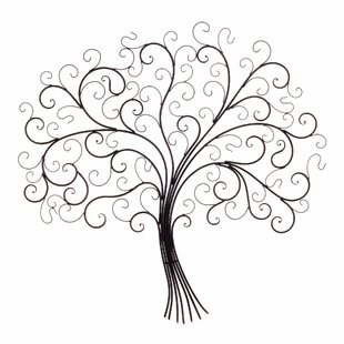 310x310 iron tree of life wall decor wayfair - Tree Of Life Line Drawing