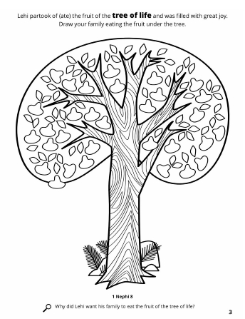 344x447 The Tree Of Life - Tree Of Life Line Drawing