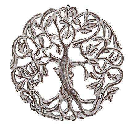 425x411 Dharmaobjects Handcrafted Wooden Celtic Tree Life Wall - Tree Of Life Line Drawing