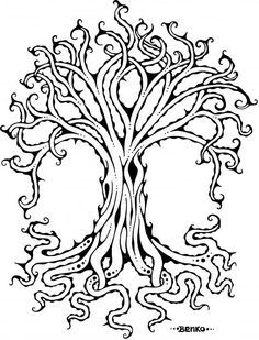 236x309 tree of life line drawing tree's of life! tree of life art - Tree Of Life Line Drawing